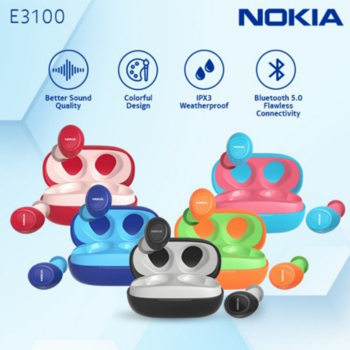Nokia Essential True Wireless Earphone TWS E3100 Original New