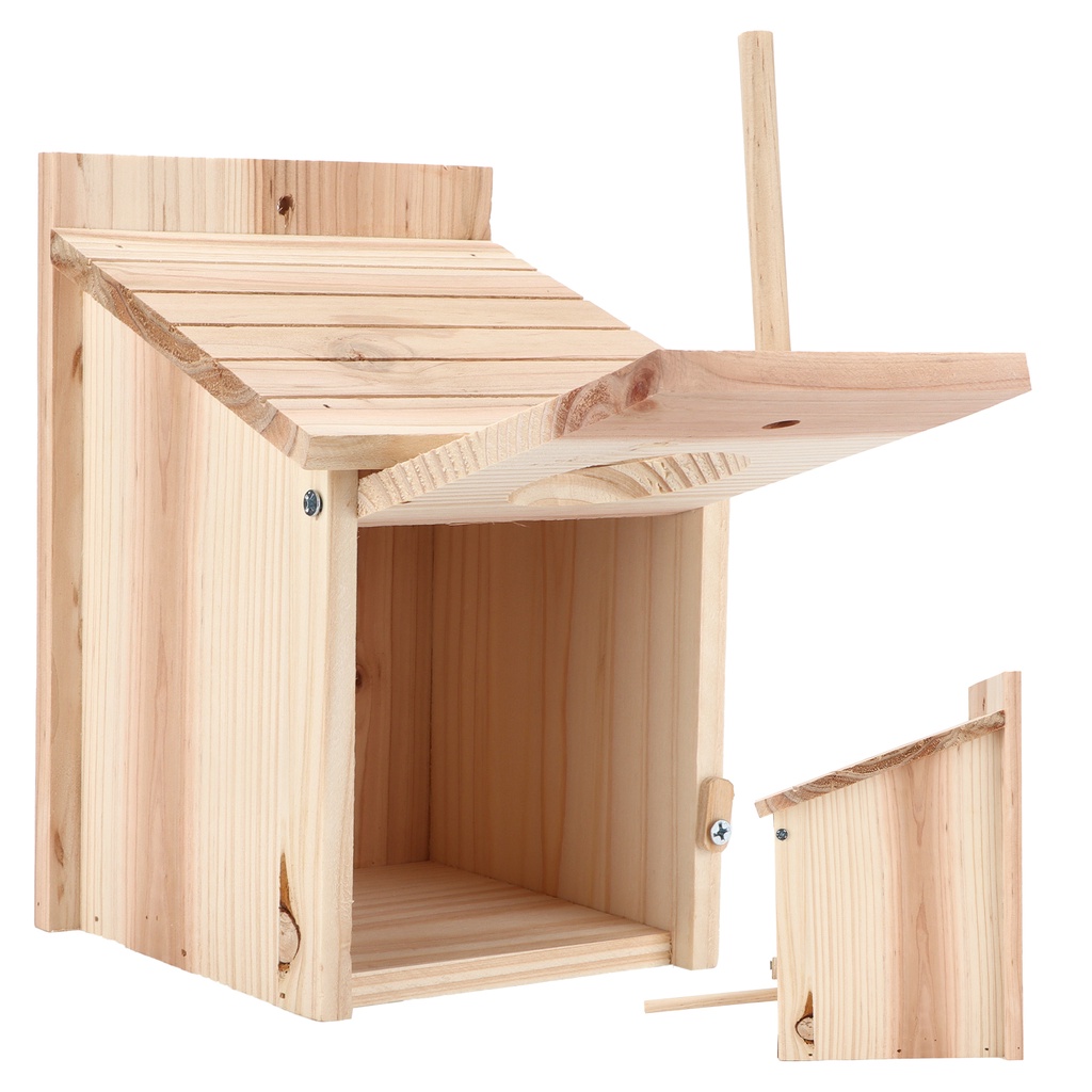 Innovative Wooden Birdhouse Natural And Safe DIY Outdoor Wooden Birdhouse Breeding Box