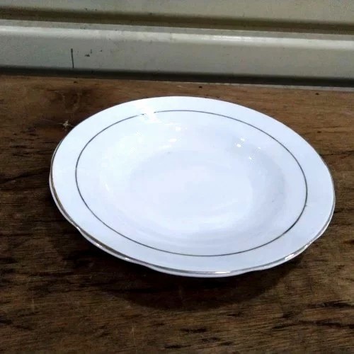 PIRING MAKAN SANGO 9'IN LIST EMAS isi 6 pcs