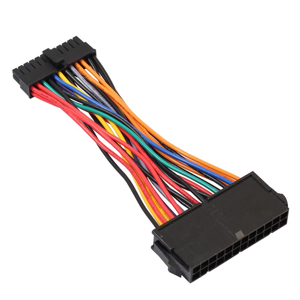 ATX PSU Standard 24Pin Female to Mini 24P Male Internal Power Adapter Converter Cable Wire for DELL 