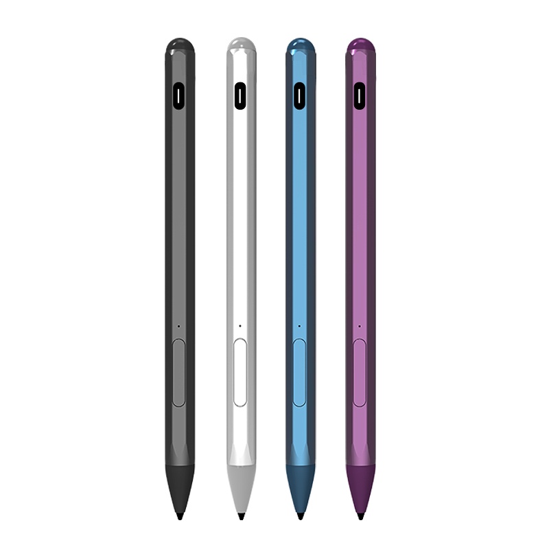 Laptop Stylus 4096 Pressure Sensitive Touch Stylus Pen Type-C Rechargeable with 3 Pen Tips for HP En