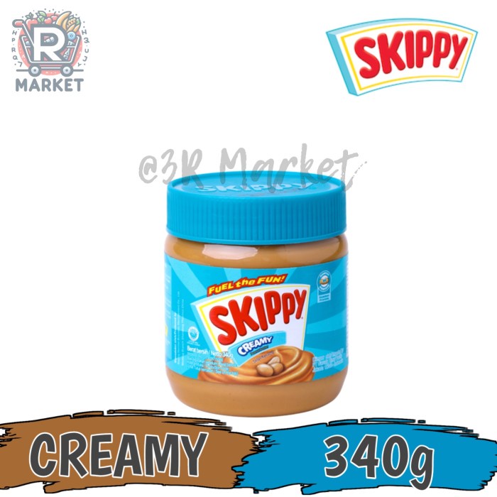 

Skippy Creamy Peanut Butter Spread Selai 340g