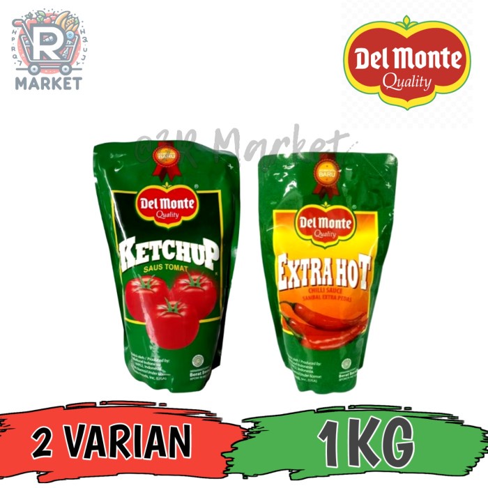 

Del Monte Saus Tomat & Saus Sambal Extra Pedas 1Kg