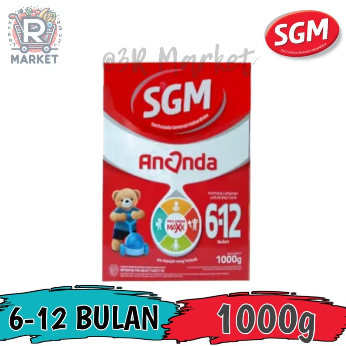 

SGM Ananda 6-12 Bulan Susu Formula Bayi 1kg