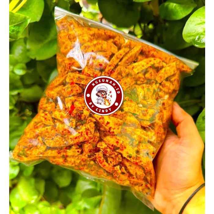 

RJ462 Basreng Original & Pedas Daun Jeruk 250 gram Cemilan Instan - NGEUNAH.ID NEW