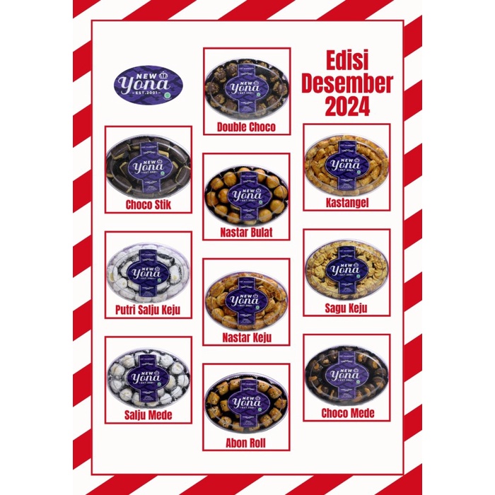 

PROMO [MURAH] Kue Kering Yona Cookies Kue Nastar Keju Enak Oleh Oleh Lebaran EX698