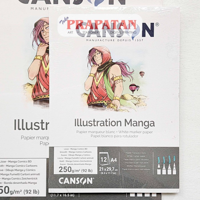 

TERBARU Canson Illustration Manga Marker Sketchbook Buku Gambar BISA GRAB!