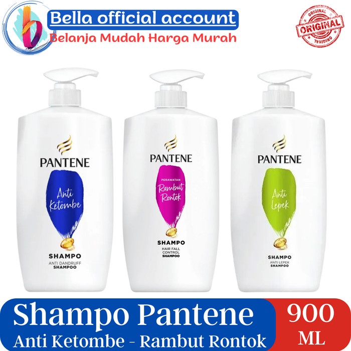 Shampo Pantene 900ml Anti ketombe membantu mengatasi ketombe Membandel