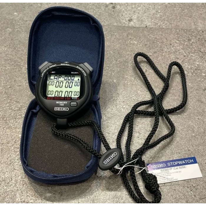 TERBARU SEIKO STOPWATCH 100 M S23601P