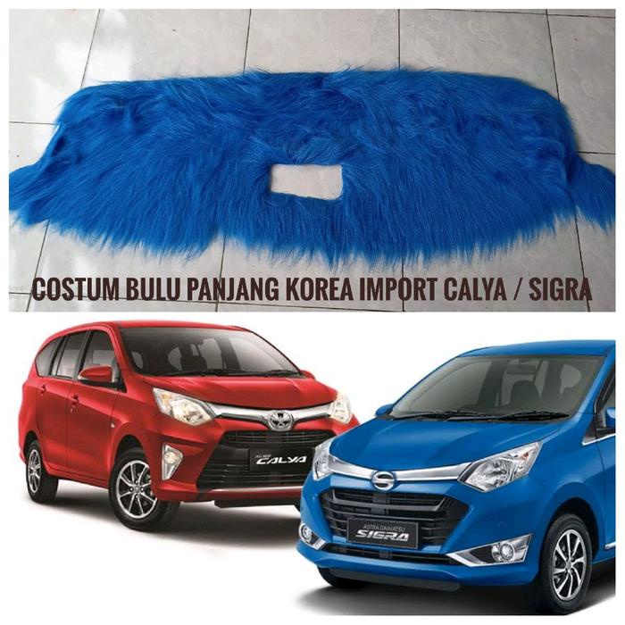 ALAS BULU DASHBOARD MOBIL CALYA / SIGRA (COSTUM BULU PANJANG KOREA IMPORT)