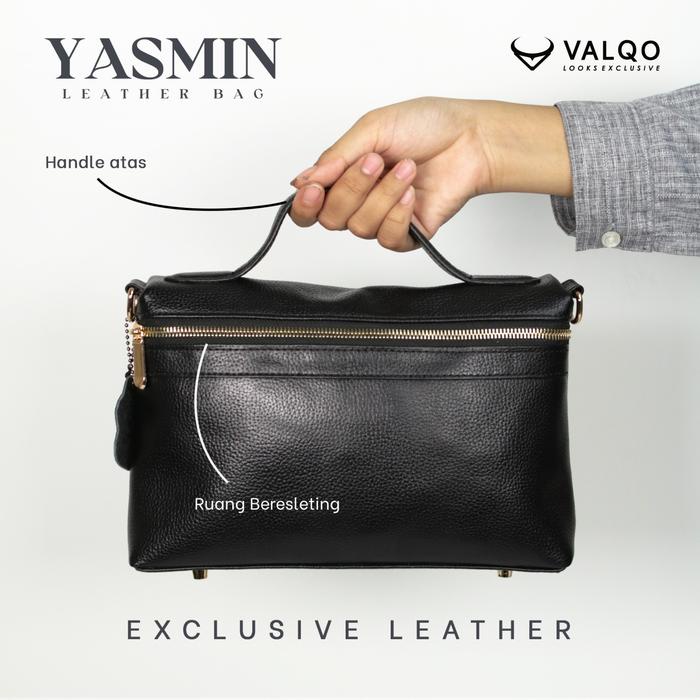 Hot Sale [Valqo] Yasmin Tas Wanita Kulit Sapi Clutch Pouch Tas Persit Perempuan Readyy