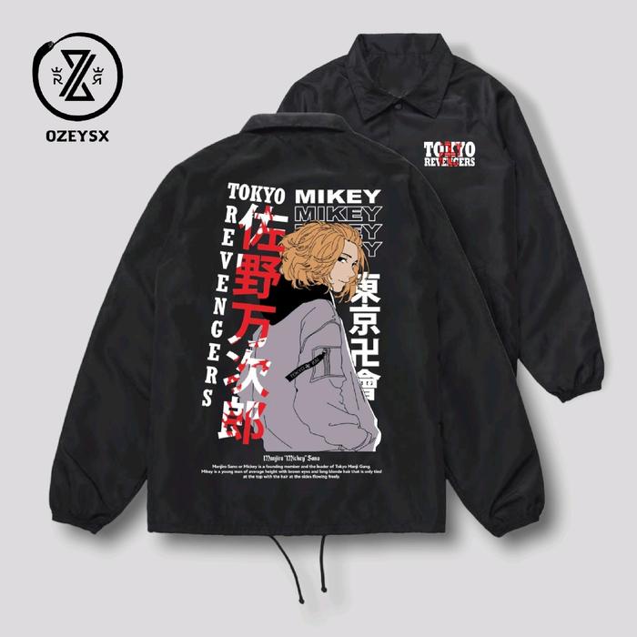 Jaket Coach parasut Anime Jepang Ichigo Dewasa Pria Wanita / Coach Jaket Parasut keren kekinian/