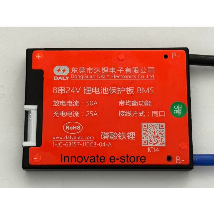 BMS BATERAI BATRE LITHIUM IRON PHOSPATE LIFEPO4 MEREK DALY 24V 8S