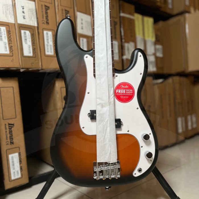 Paket Bass Squier Debut Precision Electric Bass Bass Pack