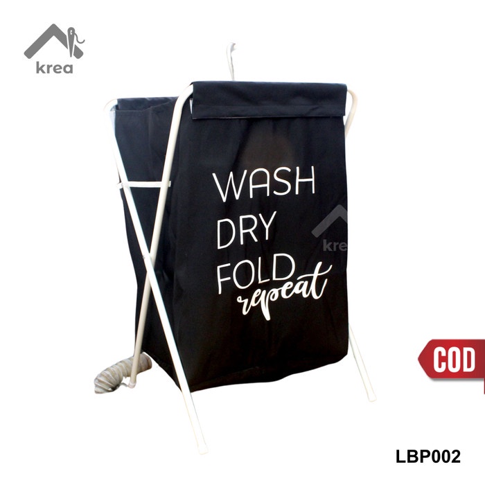 COVER LAUNDRY BAG DESIGN MINIMALIS ( TANPA RANGKA BESI )