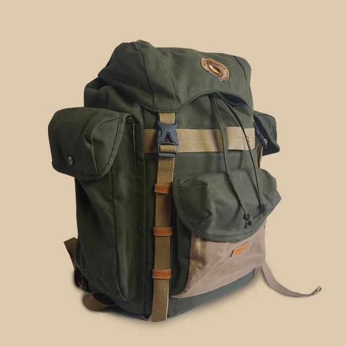 Taspure- Divinces Backpack Ngalalana 1.0 - Tas Ransel Bushcraft Laptop Kanvas Bergaransi Pria