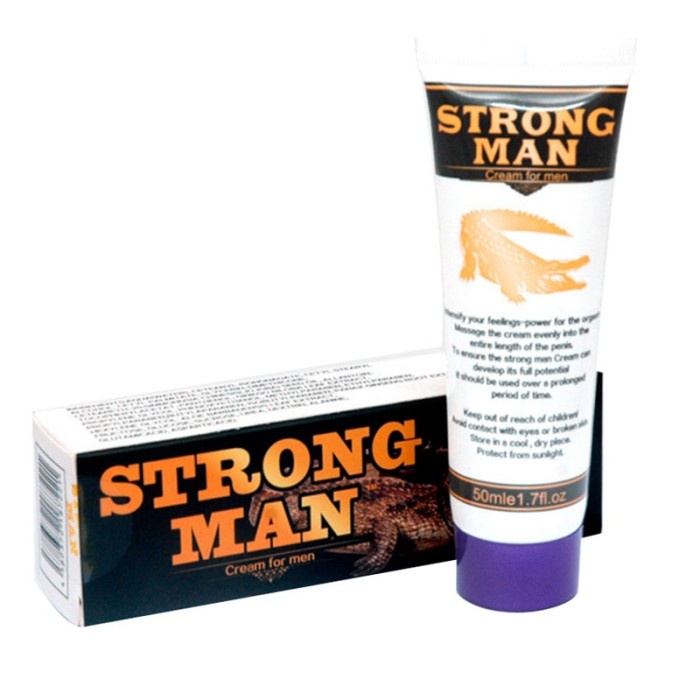 Obat Kuat Herbal Pria Strong Man Cream For Men Original Import