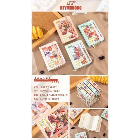 

cusss order] memo wengu a7 karet sisi printing sisi kode 114 sd 119 jz6 ukuran 7.5 x 105 cm isi 98