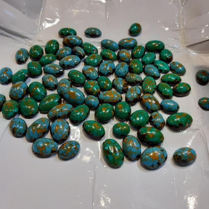 Cap- Batu Akik Virus Pirus Torquise Urat Emas Murahhh