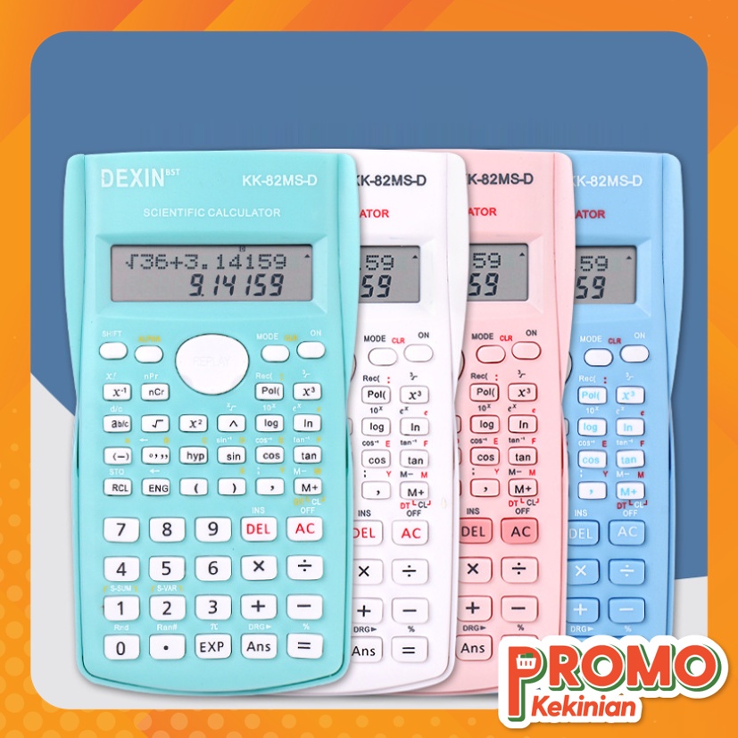 

Promo Kekinian - S5977 Kalkulator Sekolah / Kalkulator Scientific / Kalkulator Ilmiah 240 Fungsi /