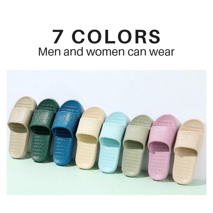 MINISO Sandal Sendal Bathroom Slippers Sandal Wanita Laki laki Terbaru Sandal Mandi Kamar Mandi Anti