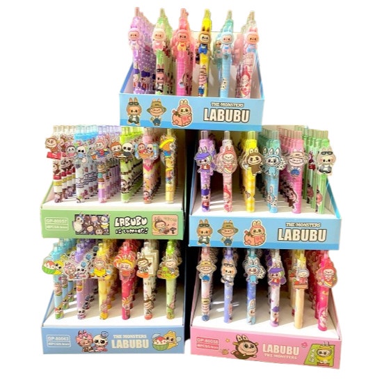 

[1 Box / 48 Pulpen] LABUBU Pulpen Cetek Acrylic FANCY Dw05