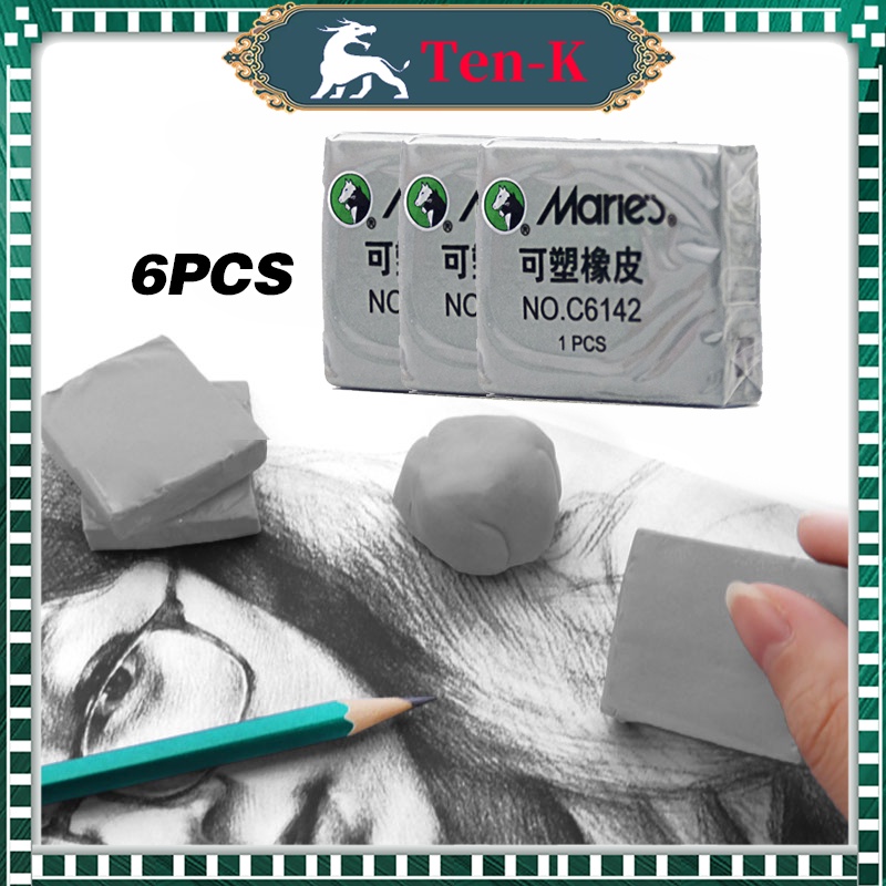 

Kneadable Eraser Maries C6142 Penghapus Uli Kneaded Eraser Penghapus Elastis Dw05