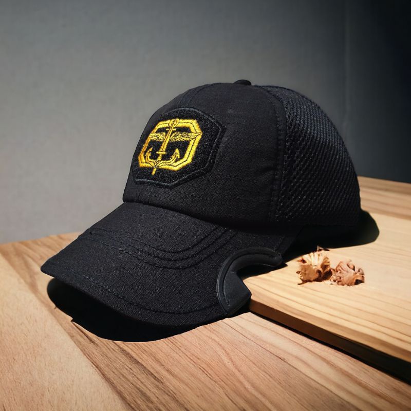 Topi coak hitam logo KOPASSUS - Topi punisher KOPASSUS
