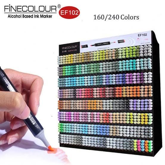 

Finecolour Brush Marker (Harga Satuan ) Harap Mencantumkan Warna /Please Include Color Dw05