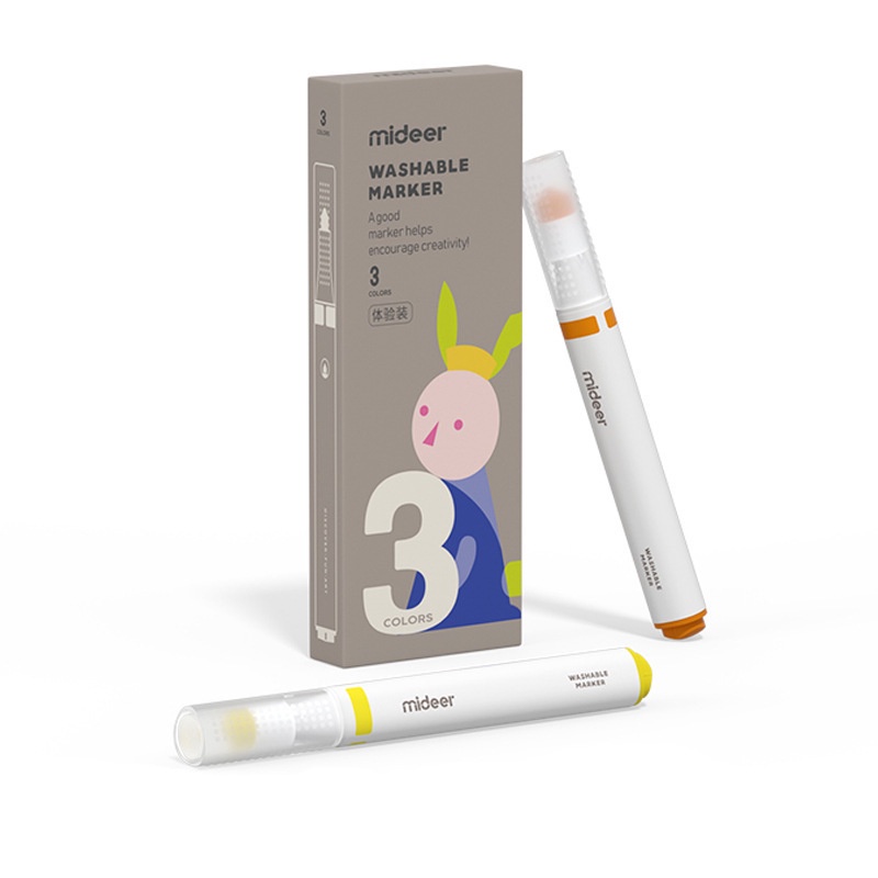 

Mideer Washable Marker 3 Pcs 3Pcs Mideer Washable Marker 3 Colors Spidol 3 Warna Nontoxic Colour