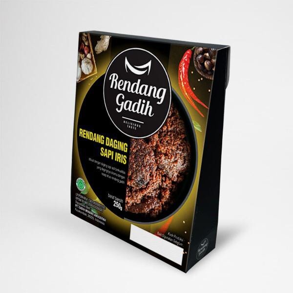 

Rendang Daging Sapi Iris - Rendang Gadih - Spicy