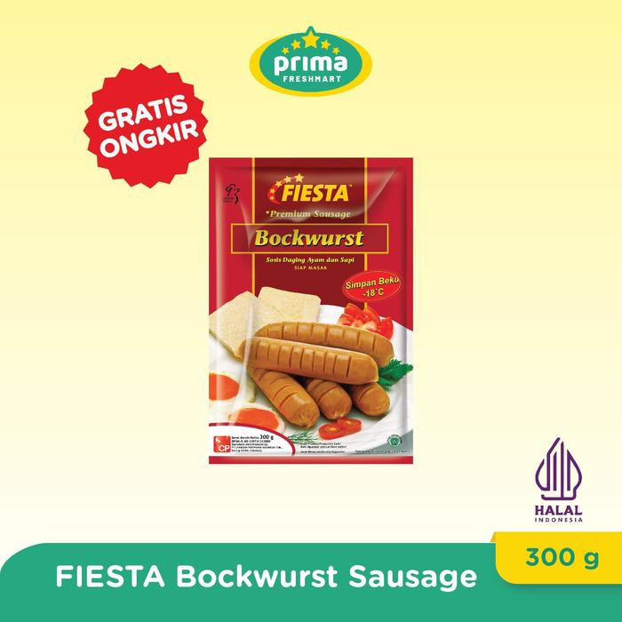 

Kuliner.Kita Fiesta Sausage Bockwurst 300 Gram