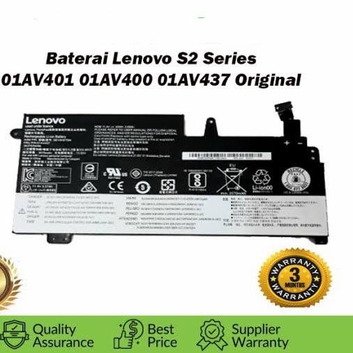Ready Baterai Lenovo Thinkpad 13 S2 01AV400 01AV401 01AV402 01AV435 01AV437