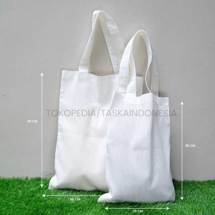 [Expert] Tote Bag Kain Blacu Size 30x40 Polos