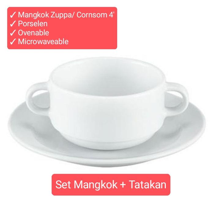Soup Cup Mangkuk Sup Zuppa Soup Ceramic Bowl Mangkok Keramik
