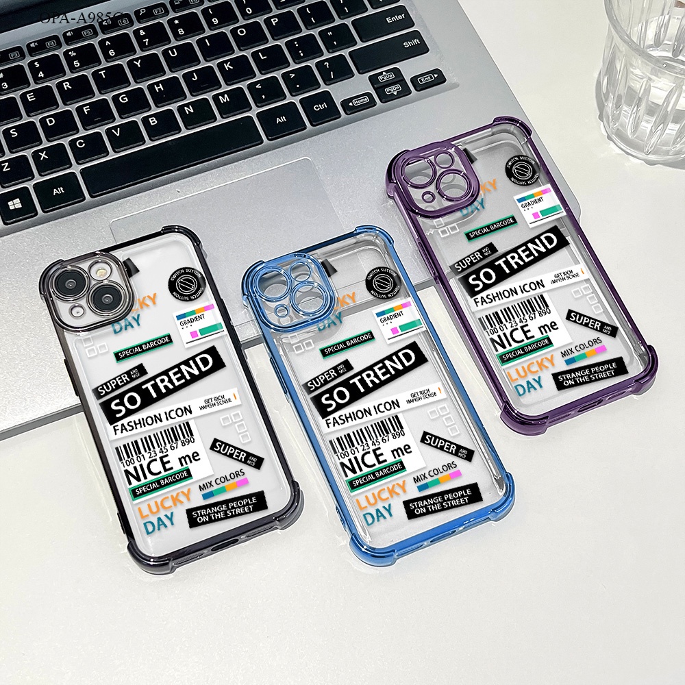 OPPO A5i A6X A98 A95 A92 A52 A74 A79 A78 A36 Pro 4G 5G Cassing Kesing Phone Case Soft Hp S3 0028 SS-