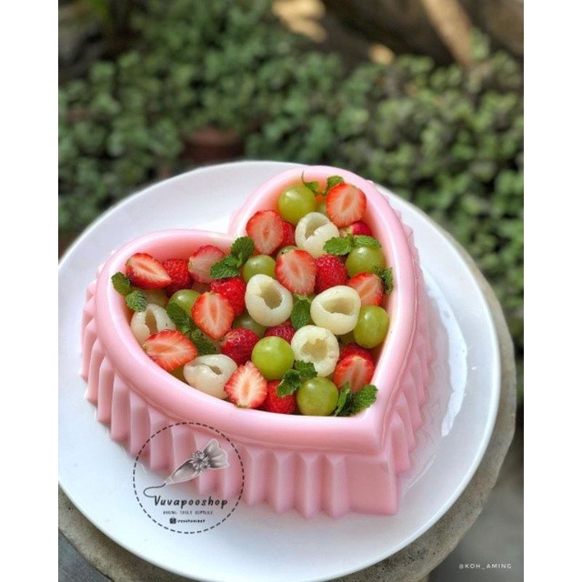 Promo Terbatas Cetakan Puding Unique Love Cetakan Puding Hati Cetakan Puding Love