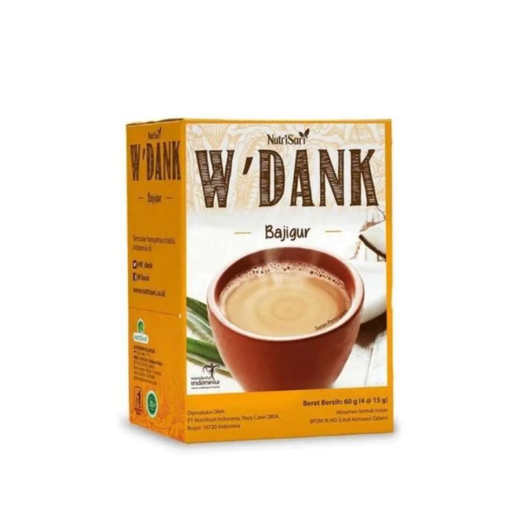 

Nutrisari WDank Bajigur Box 4 x 15 gram