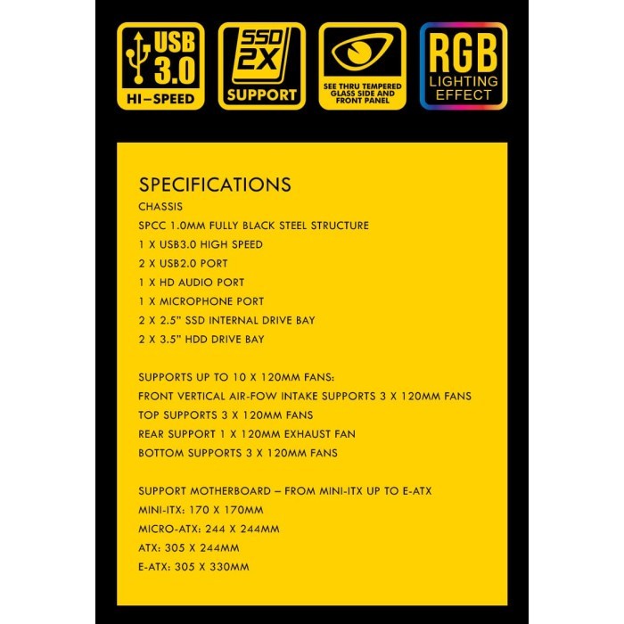 [Expert] Casing PC Gaming Armaggeddon Nimitz TR8000