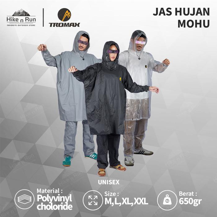 Jas Hujan Poncho Tromax Raincoat Mohu