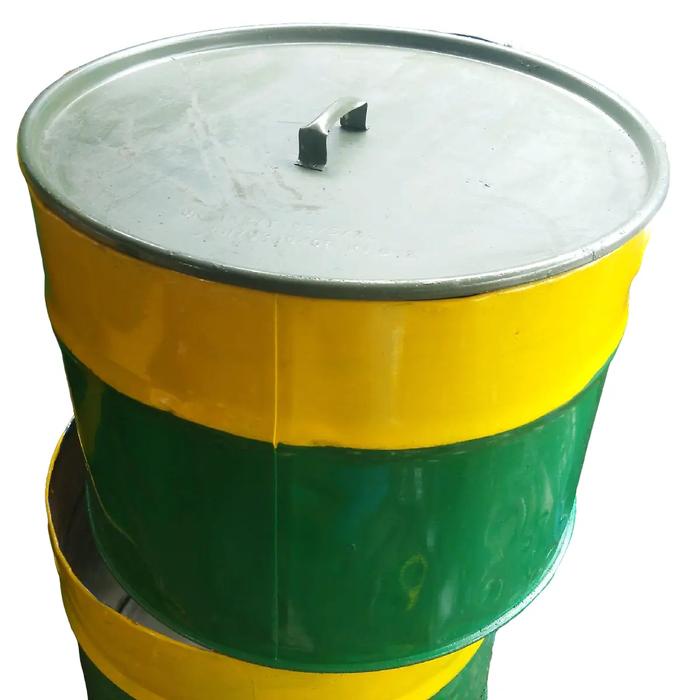 SEO tempat sampah besi 100 liter lengkap dengan tutup Besi cikrak Tong besi/ drum besi