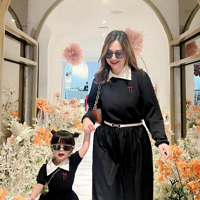 Gemyz- LITTLEARUMA MAYA - baju couple ibu dan anak - kaos lengan panjang anak dan dewasa - couple