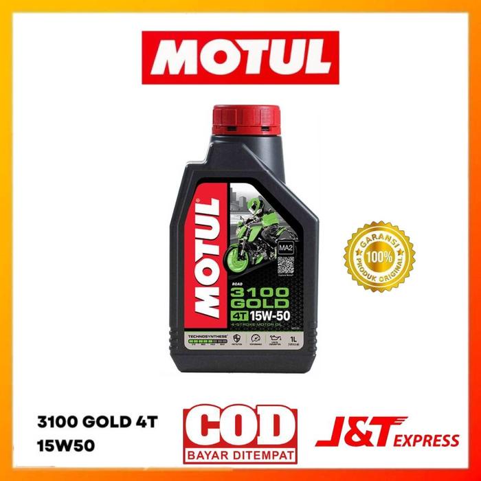 SALE TERHOTT OIL OLI MESIN MOTOR BEBEK SPORT MOTUL 3100 GOLD 15W50 0.8L ASTREA SUPRA X VEGA R GRAND