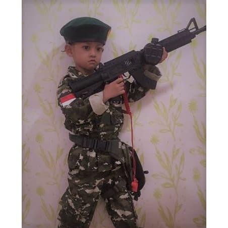 Promo Baju tentara Kostrad anak Kostum profesi tentara Kostrad Loreng Tni
