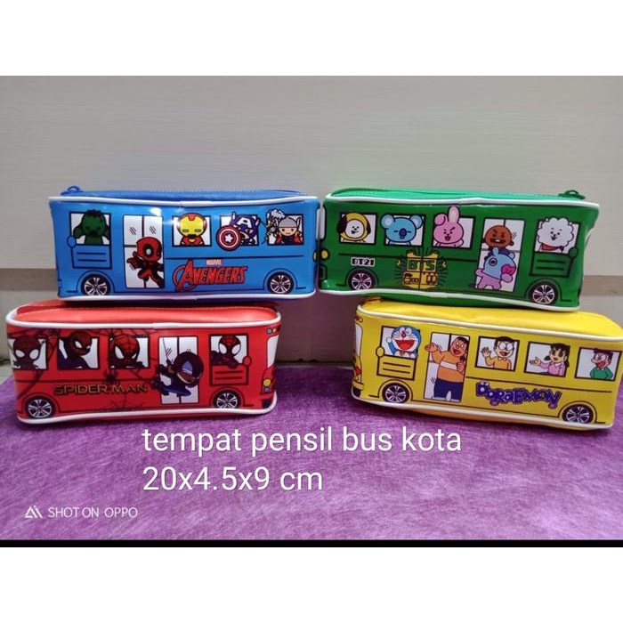 

------] tempat pensil bus kota yayang 20x4.5x9 cm
