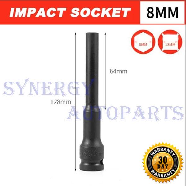 Sudimampir Mata Kunci Shock Kunci Shock Panjang 8-14Mm Panjang 130Mm 1/2'' Socket Head Adapter -