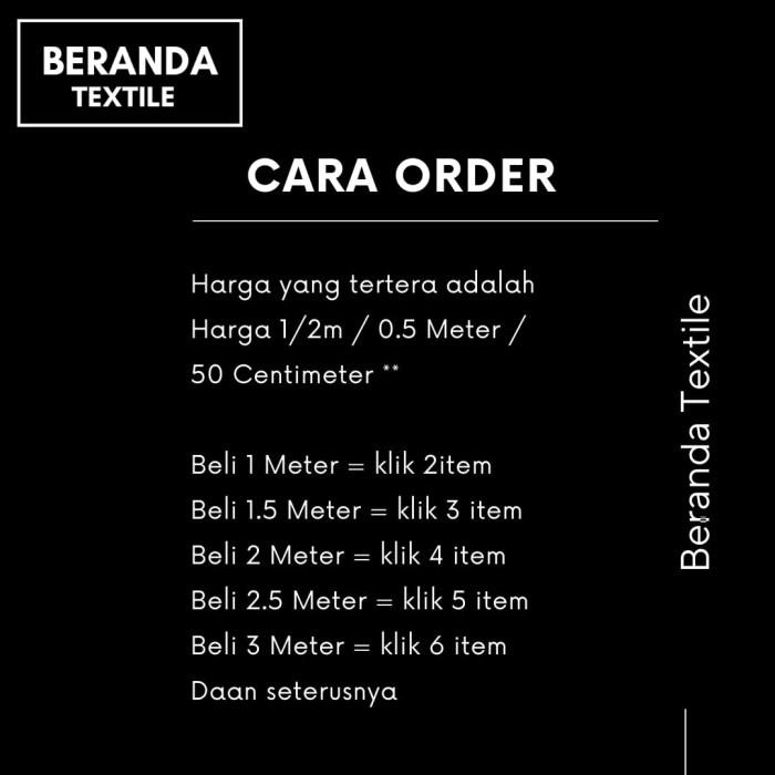 PRODUK TERBATAS kain denim meteran jeans