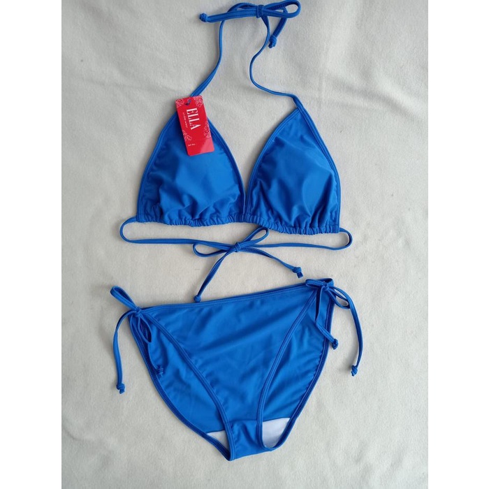 Bikini Pantai Triangle Blue (Bk.3301.Xvn) Terlaris