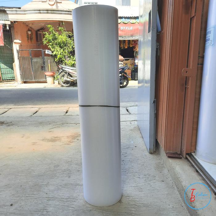 Fiber Pagar / Penutup pagar Tebal motif garis (0,8mm) ECOPLAST (1m)