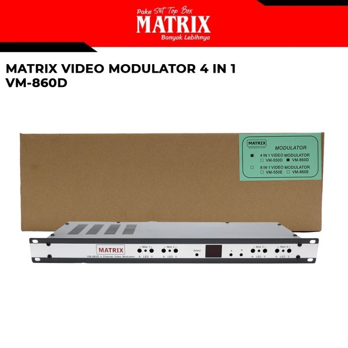 Matrix Modulator 4 In 1 Uhf Vm 860 - Asli
